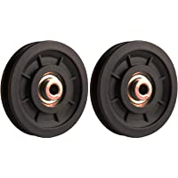LFJ 90mm Poleas Gimnasio- Polea de Rodamiento Universal- Cable Redondo Polea Rueda para Fitness Equipo- Parte de Puerta…